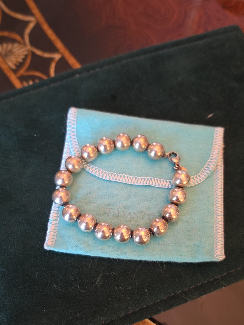 Tiffany & Co. Silver Bead Bracelet